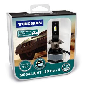 LED Lemputės H7 20W Megalight +230%  GEN II| Tungsram