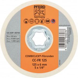 Tekstilinis poliravimo diskas PFERD CC-FR 125