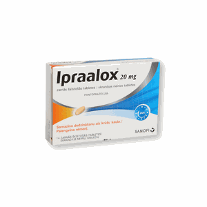 IPRAALOX 20 mg skrandyje neirios tabletės N14
