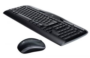 Logitech MK330 Combo Belaidė klaviatūra + pelė, US, Juoda