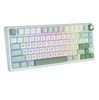 Royal Kludge RK R75 RGB Sky Cyan wired keyboard | 75%, Hot-swap, Chartreuse switches, US