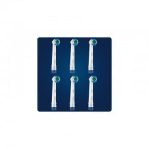 6 Oral-B keičiamos šepetėlių galvutės Precision Clean OralB