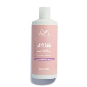 Wella Professionals INVIGO Blonde Recharge Purple Shampoo Geltoną atspalvį neutralizuojantis šampūnas, 500ml