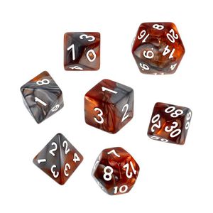 REBEL RPG Dice Set - Two Color - Brown and Gray