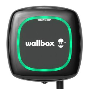 Automobilio įkrovos stotelė Wallbox Pulsar Plus Electric Vehicle charger, 5 meter cable Type 2, 7,4kW, RCD(DC Leakage) + OCPP, Black