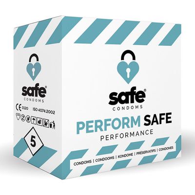 Safe – Prailginantys malonumą prezervatyvai 5 vnt