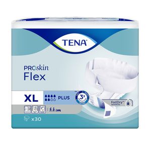 TENA Flex Plus juostinės sauskelnės šlapimo nelaikymui, XL dydis N30