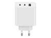 Xiaomi 67W GaN Charger 2C1A, White - buitinis įkroviklis, baltas