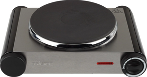 Mini viryklė Tristar Free standing table hob KP-6191 Number of burners/cooking zones 1, Stainless Steel/Black, Electric