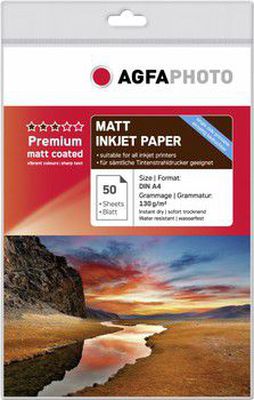 Agfaphoto photo paper A4 Premium matte 130g 50 sheets