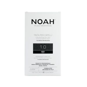 Noah Permanent Hair Dye 1.0 Black Ilgalaikiai plaukų dažai, 140 ml