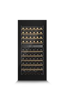 Vyno šaldytuvas Caso Wine Cooler WineDeluxe WD 60 Energy efficiency class F, Built-in, Bottles capacity 60, Black