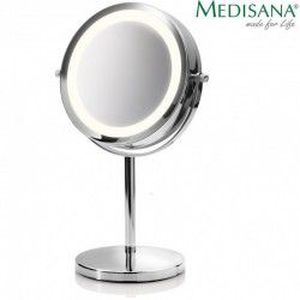 Dvipusis didinantis kosmetinis veidrodis Medisana CM840 veidui su stovu ir apšvietimu (X1/X5)