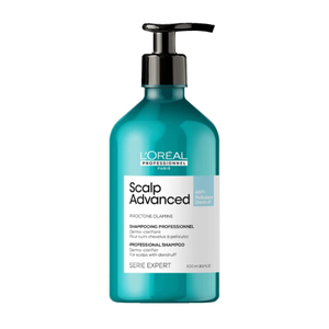 L'oreal Professionnel Scalp Advanced Anti-Dandruff Dermo-Clarifier Shampoo Šampūnas nuo pleiskanų, 500ml