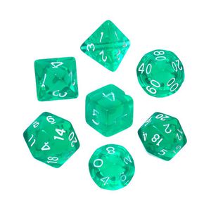 REBEL RPG Dice Set - Mini Crystal - Green