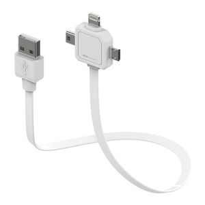 allocacoc Power USB Cable white