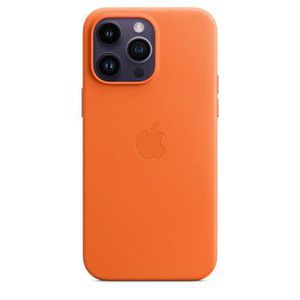 Apple iPhone 14 Pro Max Leather Case with MagSafe Case with MagSafe Apple iPhone 14 Pro Max Leather Orange