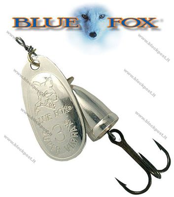 Sukriukė Blue Fox Original Vibrax sidabrinė 8 g