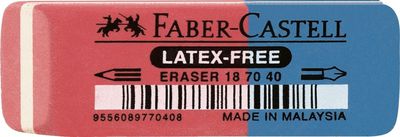 Trintukas Faber-Castell Latex Free, 7070-40, tinka pieštukams ir rašalui