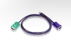 ATEN 2L-5202U KVM Cable HD15-SVGA USB USB - 2m