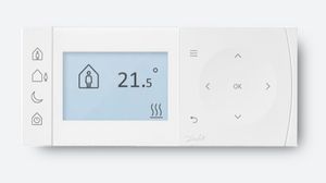 Programuojamas patalpos termostatas Danfoss TPOne-B, baterija maitinamas