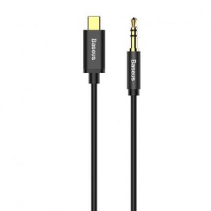 Baseus Digital Audio Cable M01, 1.2m, USB-C to 3.5mm Mini Jack, Black - garso kabelis