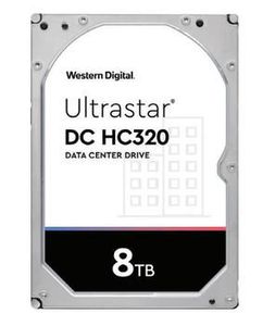 HDD|WESTERN DIGITAL ULTRASTAR|Ultrastar DC HC320|HUS728T8TAL5204|8TB|SAS|256 MB|7200 rpm|3,5"|0B36400