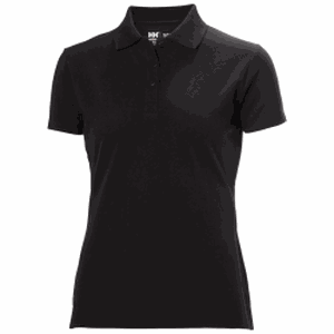 Moteriški marškinėliai HELLY HANSEN Manchester Polo, juodi XL