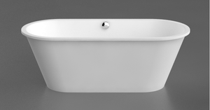 Akmens masės vonia ACCENT 1670 x 710 mm, be perlajos, balta
