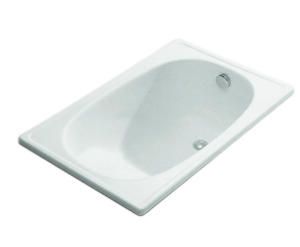 Plieninė sėdimoji vonia Jika RIGA mini, 105 x 70 cm