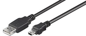Goobay 50767 USB 2.0 Hi-Speed cable, black, 1.8 m Goobay