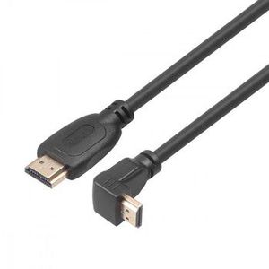 HDMI Cable v2.0. right angle 1.8 m gilded