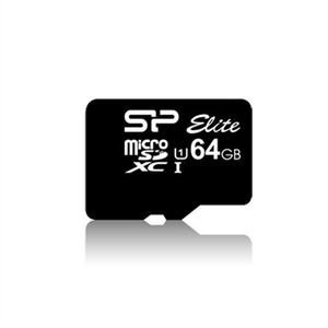 Atminties kortelė Silicon Power Elite UHS-I 64GB Micro SDXC CL10 su SD adapteriu