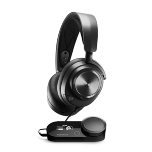 SteelSeries Arctis Nova Pro juodos laidinės ausis uždengiančios žaidimų ausinės su mikrofonu | Triukšmo slopinimas