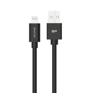 SILICON POWER Cable USB - Lightning LK15AL 1M PVC Mfi Black