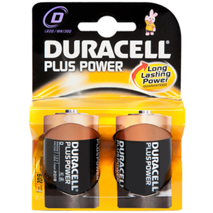 Duracell | Plus MN1300 | D | Alkaline | 2 pc(s)