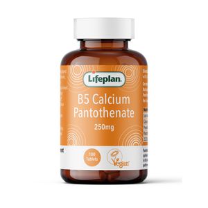 Lifeplan Vitamin B5 (Calcium Panthotenate) 250 mg,  100 tablečių