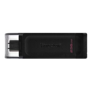 USB raktas Kingston USB Flash Drive DataTraveler 70 256GB, USB 3.2 Gen 1 Type-C, Black