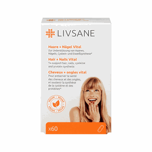 Livsane Hair and Nail Vital kapsulės N60
