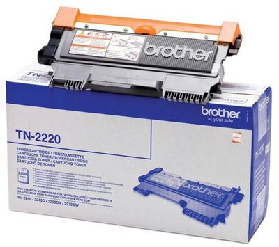 Brother TN-2220 (TN2220) Lazerinė kasetė, Juoda .