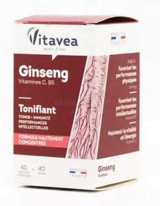 Maisto papildas VITAVEA Ginseng Tonifian organizmo tonusui N40