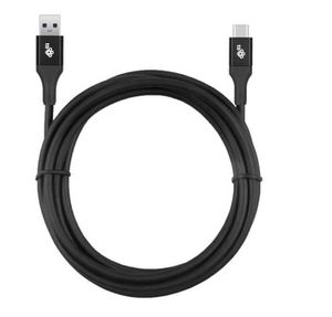 Cable USB 3.0-USB C 2m PREMIUM 3A black TPE