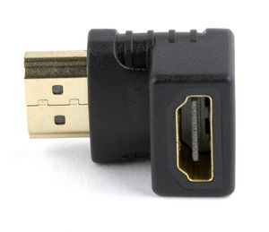Cablexpert HDMI right angle adapter, 90° downwards