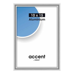 Nielsen Photo Frame 51223 Accent Glossy Silver 10x15 cm