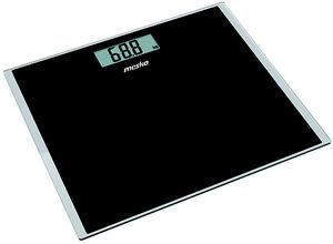 Svarstyklės Mesko Bathroom scale 8150b Maximum weight (capacity) 150 kg, Accuracy 100 g, Body Mass Index (BMI) measuring, Black