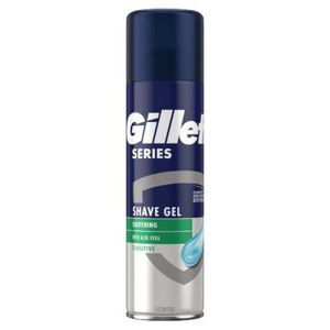 Gillette Series Soothing Aloe Vera Shave Gel Skutimosi gelis jautriai odai, 200ml