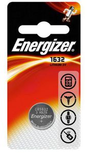 Maitinimo elementai Energizer CR 1632