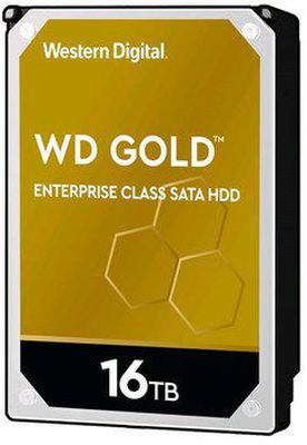 WD Gold 16TB HDD 7200rpm 6Gb/s sATA 512MB cache 3.5inch intern RoHS compliant Enterprise Bulk