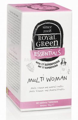 Maisto papildas moterims ROYAL GREEN "Multi Woman" multivitaminų kompleksas N60