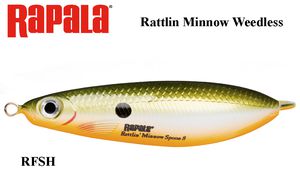 Rapala Rattlin Minnow Weedless Spoon  8 cm, 16 g RFSH 16 g